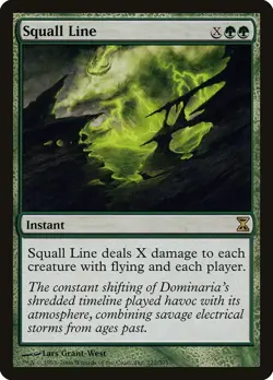 Squall Line Time Spiral NM Green Rare MAGIC THE GATHERING MTG CARD ABUGames - Image 1