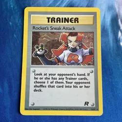 Pokemon Card | Rocket's Sneak Attack 16/82 Holo Vintage WOTC 1999 Unlimted MP - Image 1