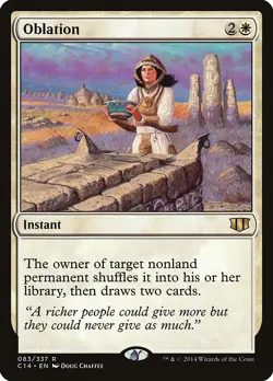 Oblation Commander 2014 NM White Rare MAGIC THE GATHERING MTG CARD ABUGames - Image 1