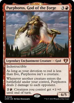 1 x Purphoros, God of the Forge - Commander Masters - NM-Mint - MTG - Image 1