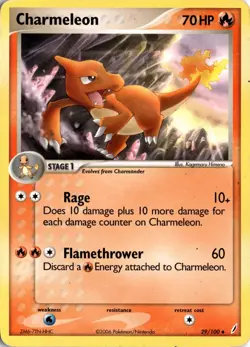 Charmeleon 29/100 Crystal Guardians Pokemon Card TCG - Image 1