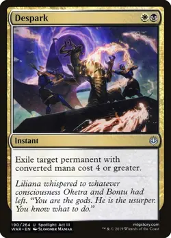 Despark War of the Spark NM White Black Uncommon MAGIC GATHERING CARD ABUGames - Image 1