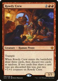 Rowdy Crew Ixalan NM Red Mythic Rare MAGIC THE GATHERING MTG CARD ABUGames - Image 1