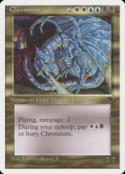 Chromium Chronicles PLD White Blue Black Rare MAGIC GATHERING CARD ABUGames - Image 1
