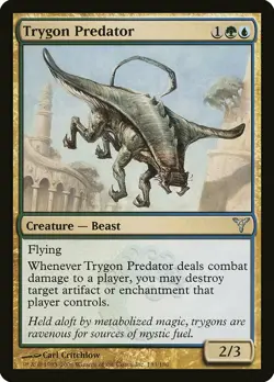 Trygon Predator Dissension NM Blue Green Uncommon MAGIC MTG CARD ABUGames - Image 1