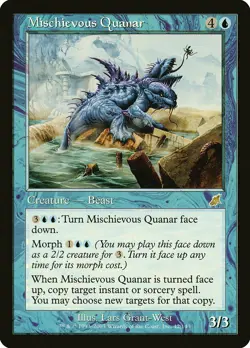 Mischievous Quanar Scourge NM Blue Rare MAGIC THE GATHERING MTG CARD ABUGames - Image 1