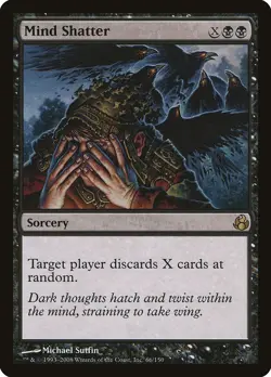 Mind Shatter Morningtide NM Black Rare MAGIC THE GATHERING MTG CARD ABUGames - Image 1