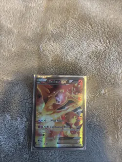 Pokemon TCG Charizard EX XY121 Promo Card – Black Star – Good Condition - Image 1