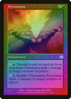 Pyromania FOIL Torment PLD Red Uncommon MAGIC THE GATHERING MTG CARD ABUGames - Image 1