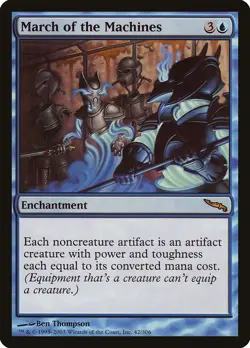 March of the Machines Mirrodin NM Blue Rare MAGIC THE GATHERING CARD ABUGames - Image 1