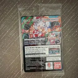 Bandai One Piece CCG Monkey.D.Luffy US Voyage Promo Full Art Holo Card P-055 - Image 2