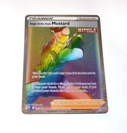Single Strike Style Mustard 177/163 Secret Rare - Pokemon Card Battle Styles - Image 1