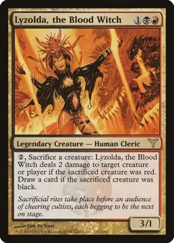 Lyzolda, the Blood Witch Dissension PLD Black Red Rare MAGIC CARD ABUGames - Image 1