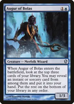 Augur of Bolas Commander 2013 NM Blue Uncommon MAGIC GATHERING CARD ABUGames - Image 1