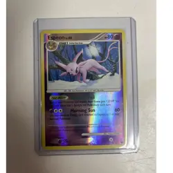 Pokemon Espeon 18/100 Majestic Dawn Reverse Holo Rare Card 80 HP Stage 1 - Image 1
