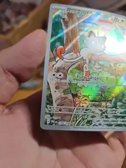 Pokemon TCG Meowth 106/094 Phantasmal Flames Illustration Rare NM Card - Image 5