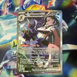 Pokemon Marnie's Grimmsnarl ex SIR Full Art Holo Card 320 HP 287/217 - Image 1