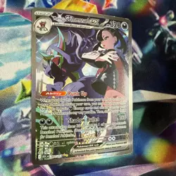 Pokemon Marnie's Grimmsnarl ex SIR Full Art Holo Card 320 HP 287/217 - Image 2