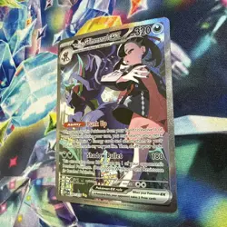 Pokemon Marnie's Grimmsnarl ex SIR Full Art Holo Card 320 HP 287/217 - Image 3