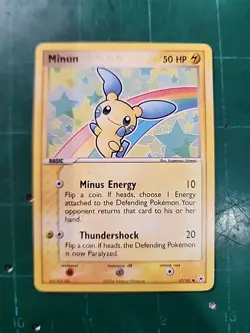 Minun 67/101 EX Hidden Legends Pokemon Card NM/LP - Image 1