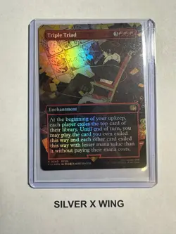 Triple Triad Borderless Foil x1, MTG, Magic the Gathering, Final Fantasy, FIN,NM - Image 1