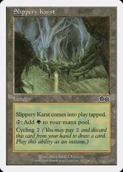 Slippery Karst Anthologies PLD Land Special MAGIC THE GATHERING CARD ABUGames - Image 1