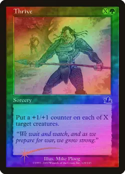 Thrive FOIL Prophecy PLD Green Common MAGIC THE GATHERING MTG CARD ABUGames - Image 1