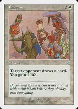 Bargain Starter 1999 NM White Uncommon MAGIC THE GATHERING MTG CARD ABUGames - Image 1