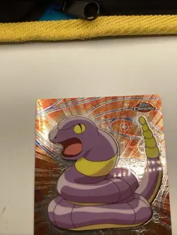 Ekans #23 Chrome Holo Pokemon Topps Chrome Series 1 Card NM front/LP back - Image 2