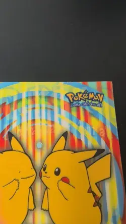 Pokemon 2000 Topps Series 2 5 Of 10 #132 Ditto Pikachu Stick On Card - Image 2