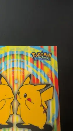 Pokemon 2000 Topps Series 2 5 Of 10 #132 Ditto Pikachu Stick On Card - Image 5