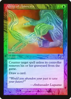 Grip of Amnesia FOIL Judgment PLD Blue Common MAGIC GATHERING CARD ABUGames - Image 1