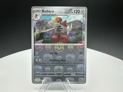 Bisharp 065/086 (Master Ball Pattern) Black Bolt Pokemon Card TCG - Image 1