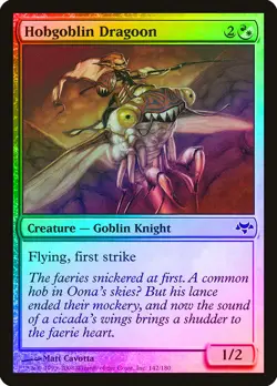 Hobgoblin Dragoon FOIL Eventide PLD White Red Common MAGIC MTG CARD ABUGames - Image 1