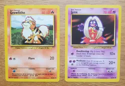 Pokemon Lot of 10 Cards Fossil -1999 Vintage Unique TCG - Haunter,Dratini.... - Image 1