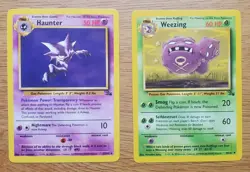 Pokemon Lot of 10 Cards Fossil -1999 Vintage Unique TCG - Haunter,Dratini.... - Image 4