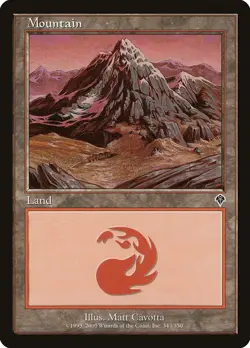Mountain (343) Invasion NM Basic Land MAGIC THE GATHERING MTG CARD ABUGames - Image 1