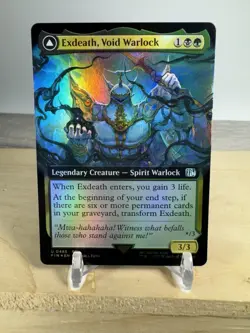 MTG Exdeath, Void Warlock/ Neo Dimension’s End (Extended Art) FOIL #485 NM/Mint - Image 2