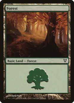 Forest (243) Avacyn Restored NM Basic Land MAGIC THE GATHERING CARD ABUGames - Image 1