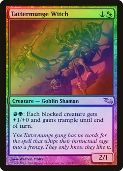 Tattermunge Witch FOIL Shadowmoor NM Red Green Uncommon MAGIC CARD ABUGames - Image 1
