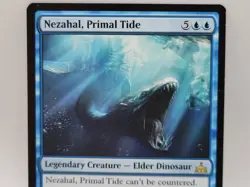 Nezahal, Primal Tide RIX MTG Rare Elder Dinosaur Commander EDH LP - Image 2