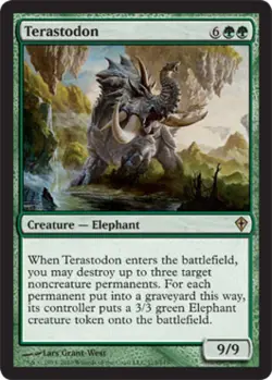 Terastodon - Light Play MTG Worldwake - Image 1