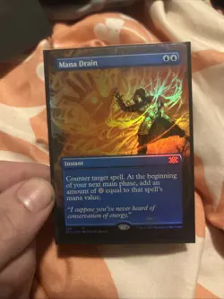 Mana Drain (Borderless) Double Masters 2022 Foil - Image 1