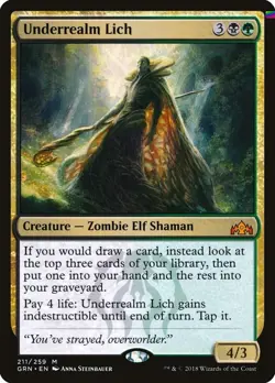 Underrealm Lich [GRN - 211] - NM [Foil] TCG MTG - Image 1