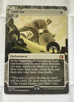 Land Tax Wilds Of Eldraine Enchanting Tales Borderless MTG NM!! - Image 1