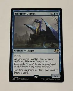 MTG Shimmer Dragon - Foundations Jumpstart NM - Image 1