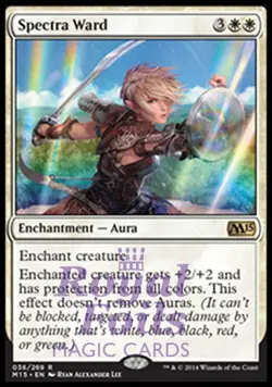 Spectra Ward 1x FOIL MTG M15 Core Set Rare MINT white - Image 1