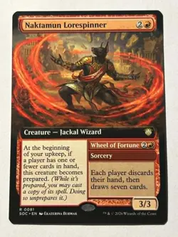 Naktamun Lorespinner EXTENDED ART 81 Regular Secrets of Strixhaven SOC - Image 1