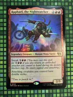 MTG Raphael, the Nightwatcher #0103 Foil R Teenage Mutant Ninja Turtles (TMT) - Image 2