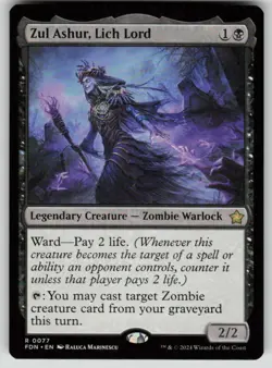 Zul Ashur, Lich Lord R Foundations 77 NM - Image 1